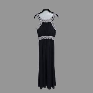 Voulez Vous Black Gown with beaded detail